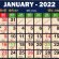 Hindu Calendar January 2022